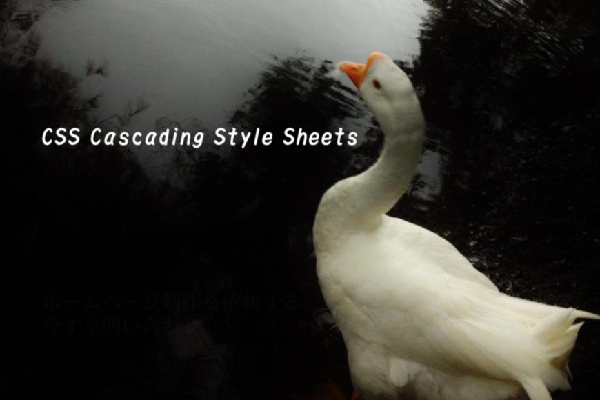 ホームページ制作 CSS Cascading Style Sheets