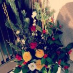 お正月の生け花
