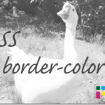 ホームページ制作　css border-color