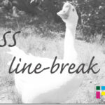 ホームページ制作　css line-break　ラインブレイク