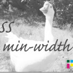 ホームページ制作　css min-width