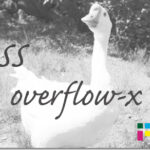 ホームページ制作 css overflow-x
