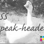 ホームページ制作　css speak-header　スピークヘッダー