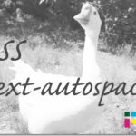 ホームページ制作 css text-autospace テキストオートスペース