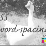 ホームページ制作　css word-spacing　ワードスペーシング