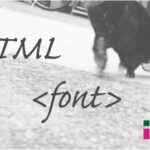 ホームページ制作 htmlタグ font　フォント