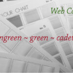 ウェブ用カラーネーム　lawngreen green cadetblue