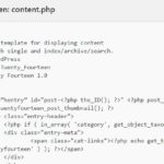 WordPressテーマのcontent.phpを編集してコンテンツ表示をカスタマイズする