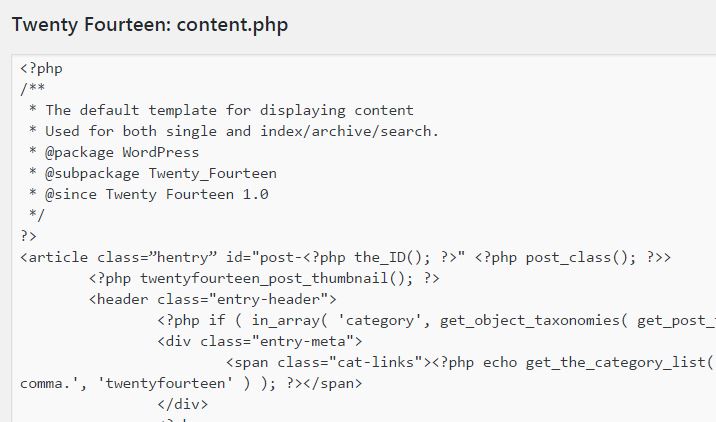 WordPressテーマのcontent.phpを編集してコンテンツ表示をカスタマイズする