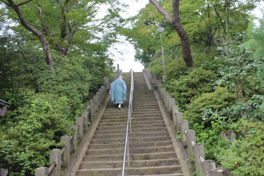 少林山達磨寺 登り階段2