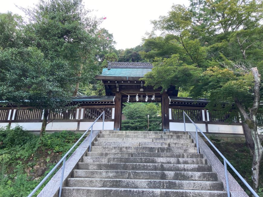 月読神社 神門