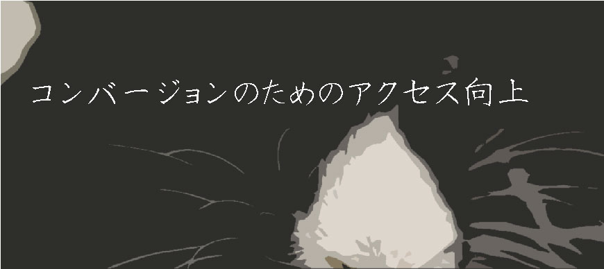 コンバージョンのためのアクセス向上