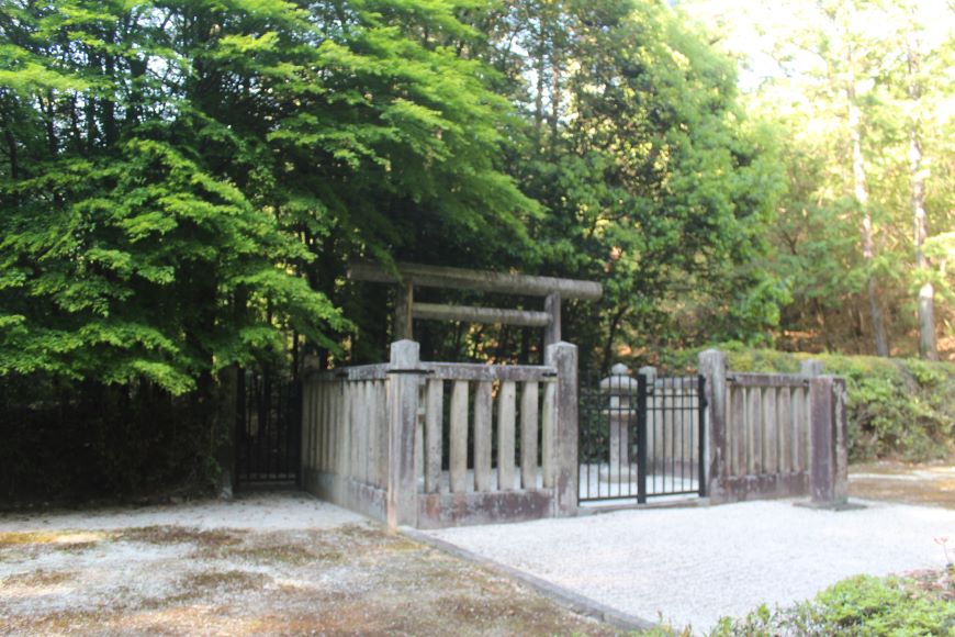 宇多天皇 大内山陵へ 京都市右京区