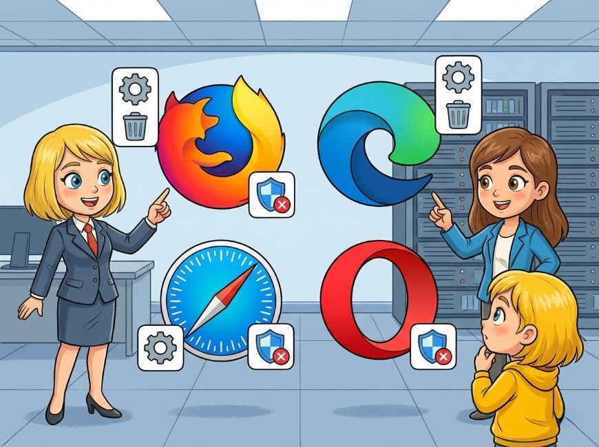 Google Chrome以外の主要ブラウザでの対処法