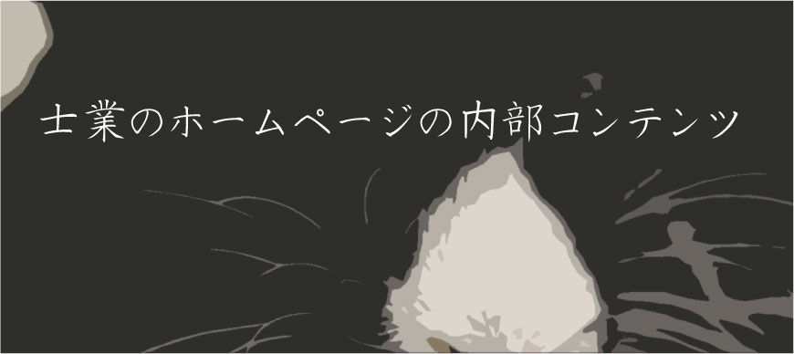 士業のホームページの内部コンテンツ