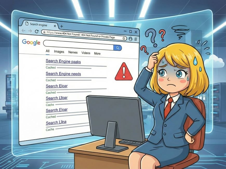 ホームページを削除したのに検索結果に残っている場合の非表示対応