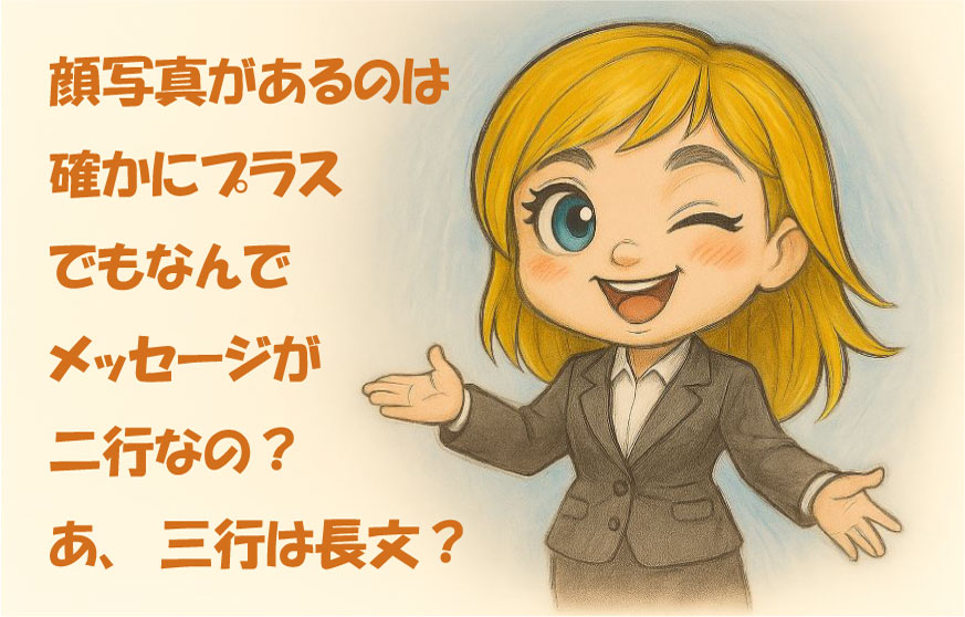 顔写真・実名なしで信頼を築く「言葉」の力