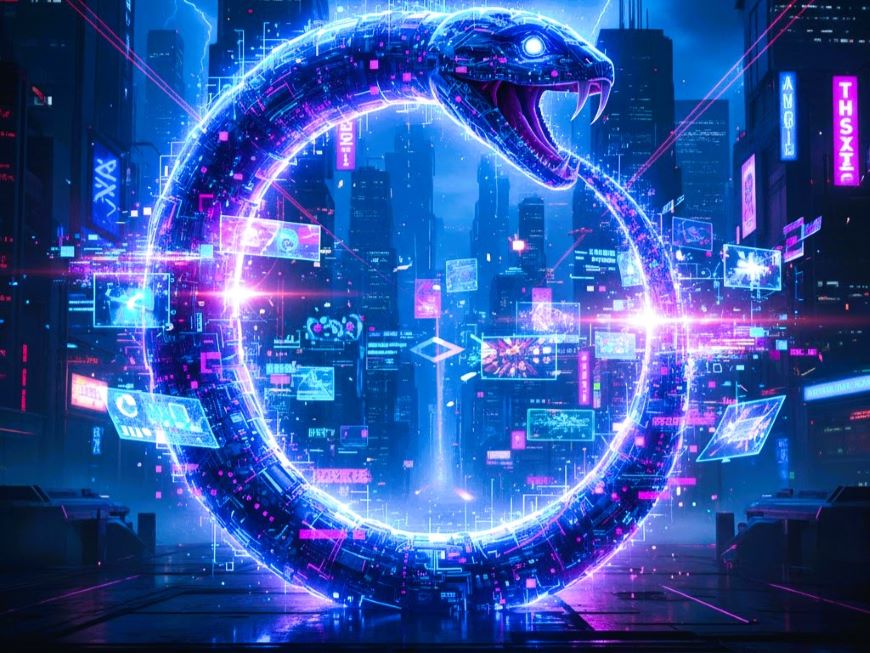 AIが生成した情報が、次のAIの知識となり、永遠に巡り続けるデジタル時代の「情報自己循環」