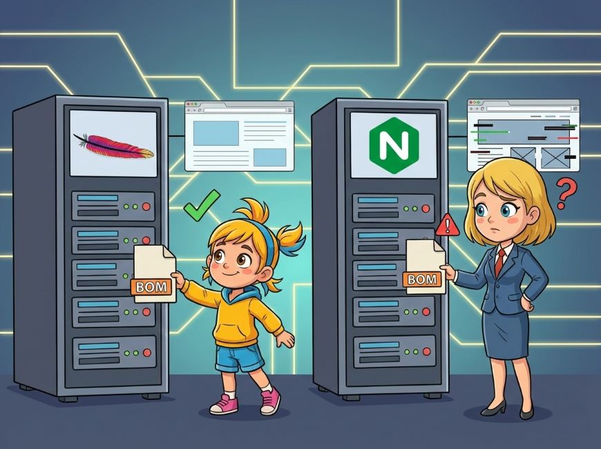 サーバー環境とBOMの関係