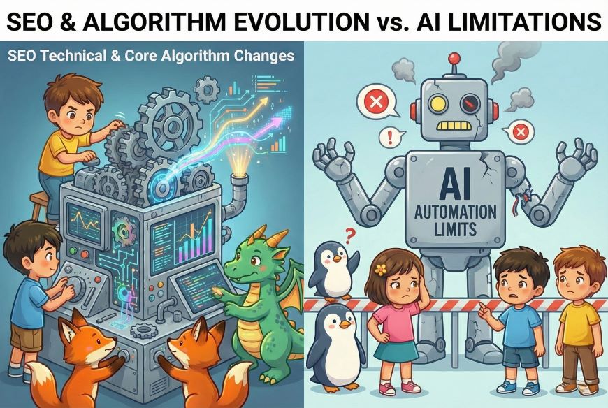 SEOの技術面とコアアルゴリズムの変化、そしてAI任せの限界