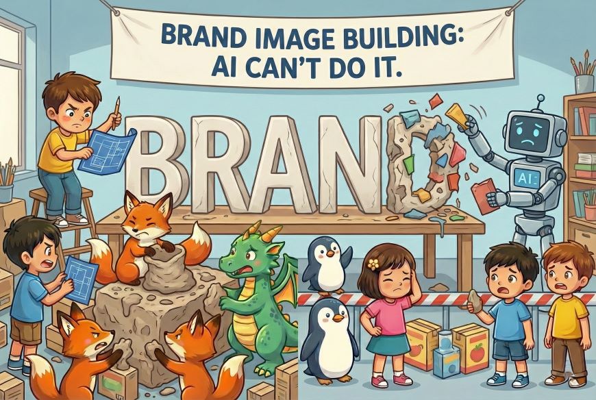 ブランドイメージの構築はAIでは難しい