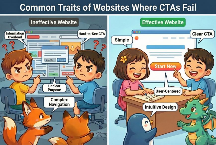 CTA（行動喚起）が機能しないサイトの共通点