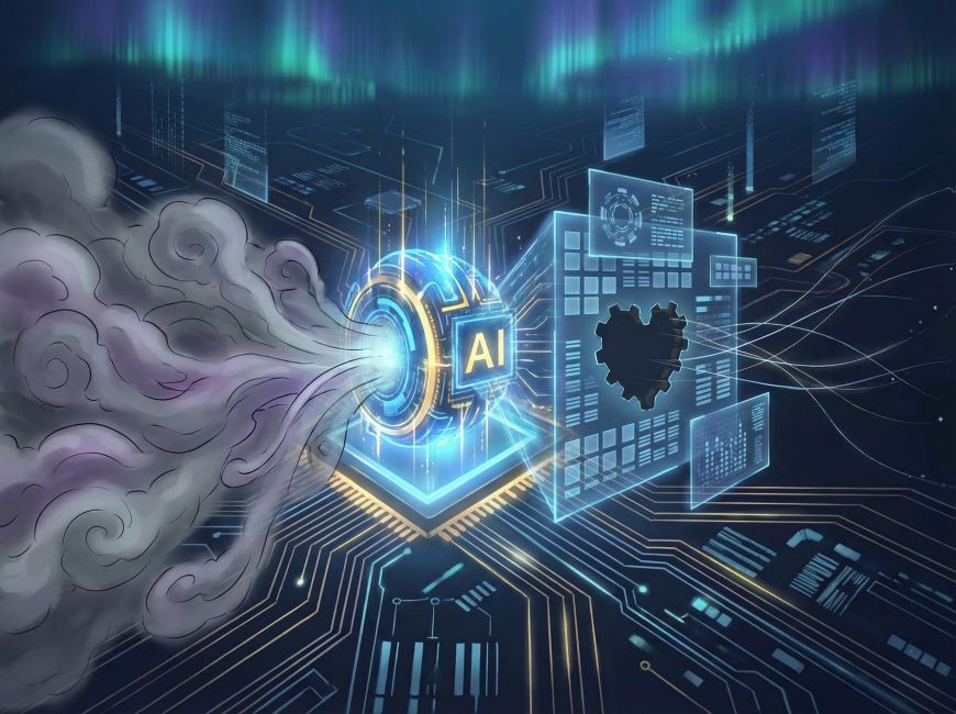 AIは「曖昧さ」を補完しますが「意志」までは作れません