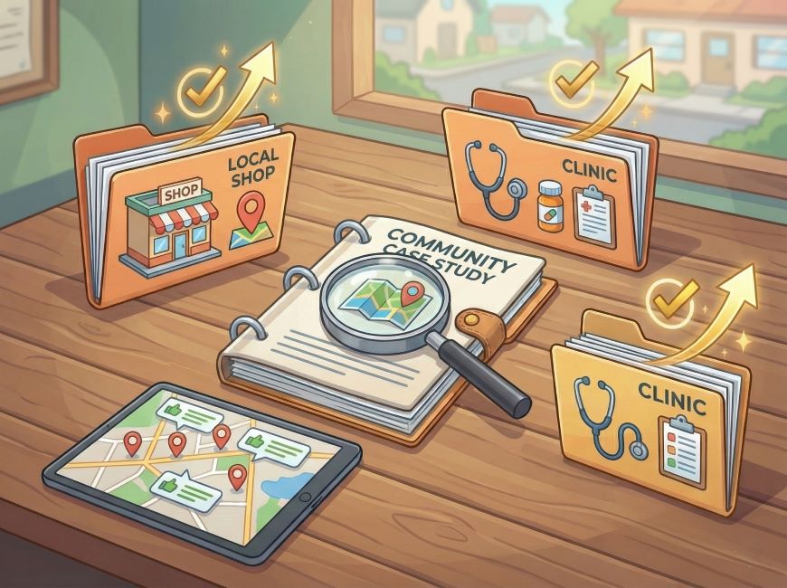 ケースC：地域密着型店舗・クリニック