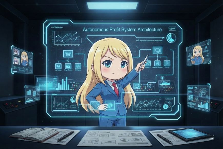 「Webで売上を作る仕組み」自律型収益システムの構造設計（アーキテクチャ）