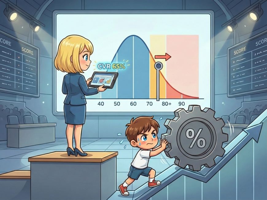 成約率（CVR：Conversion Rate）Webサイトの営業偏差値