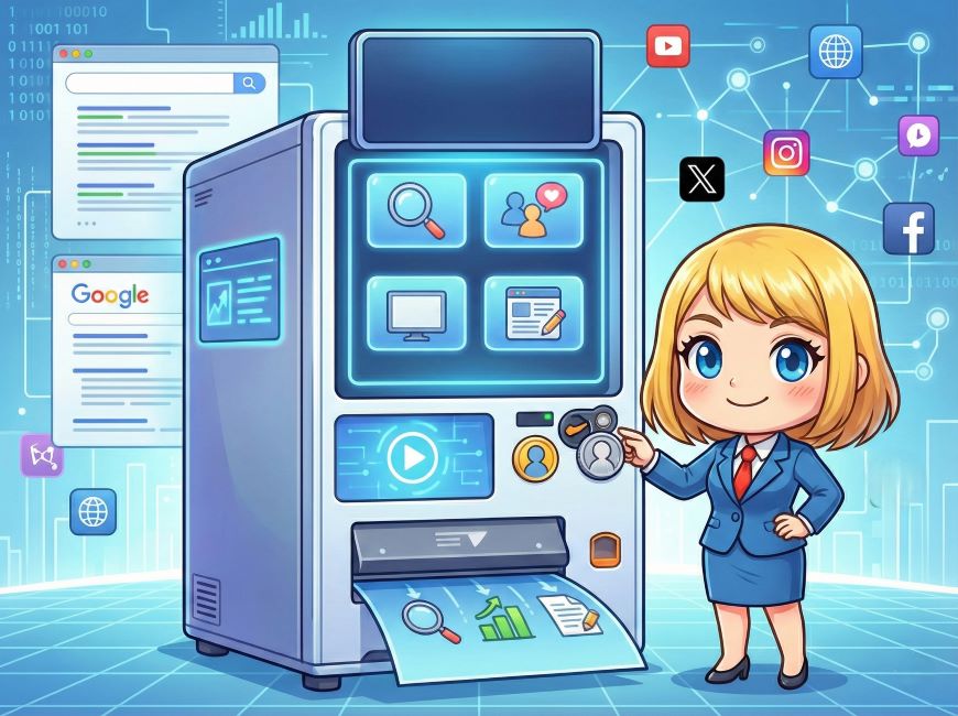 Web集客は「自動販売機」を設置するようなもの