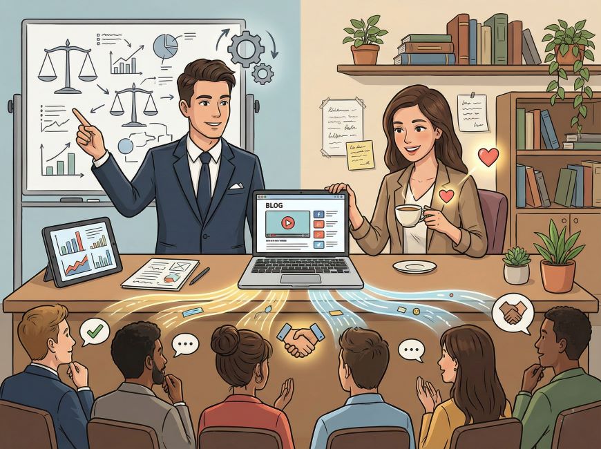 専門サービス業（士業・コンサルタント）人格と論理を売るコンテンツマーケティング