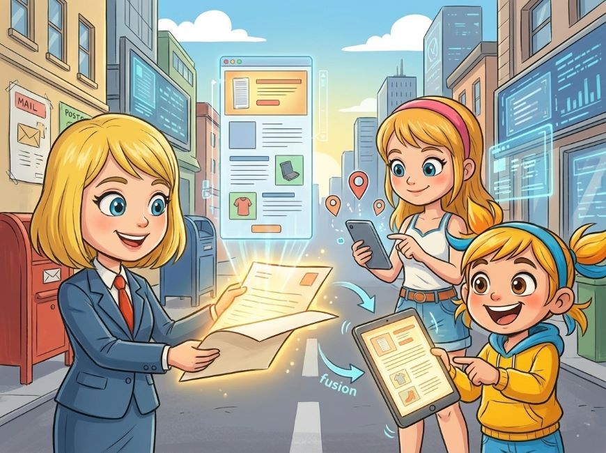 オフラインとデジタルの融合 チラシ・DMの「セールスレター化」