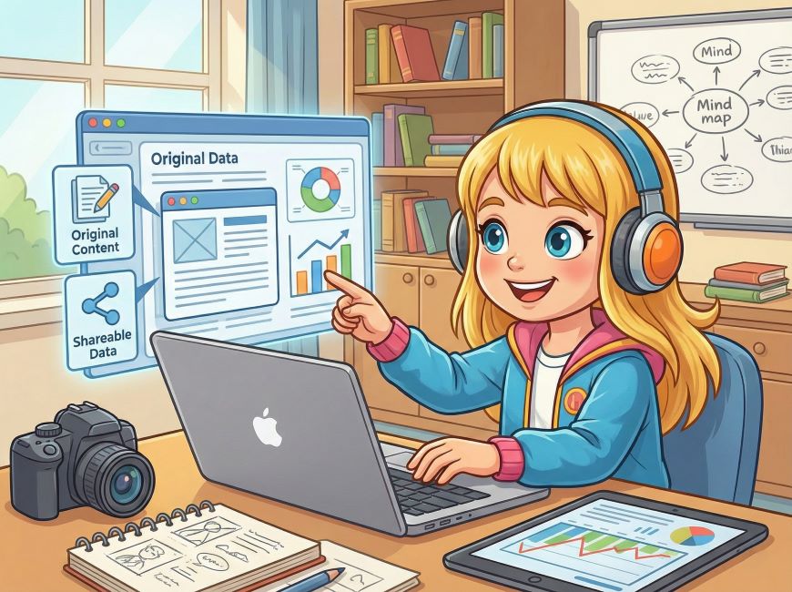 一次情報の発信と引用されやすいデータ作り