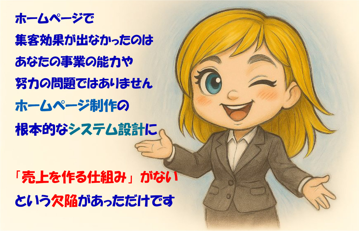 ホームページ制作をするだけでは効果が得られない理由