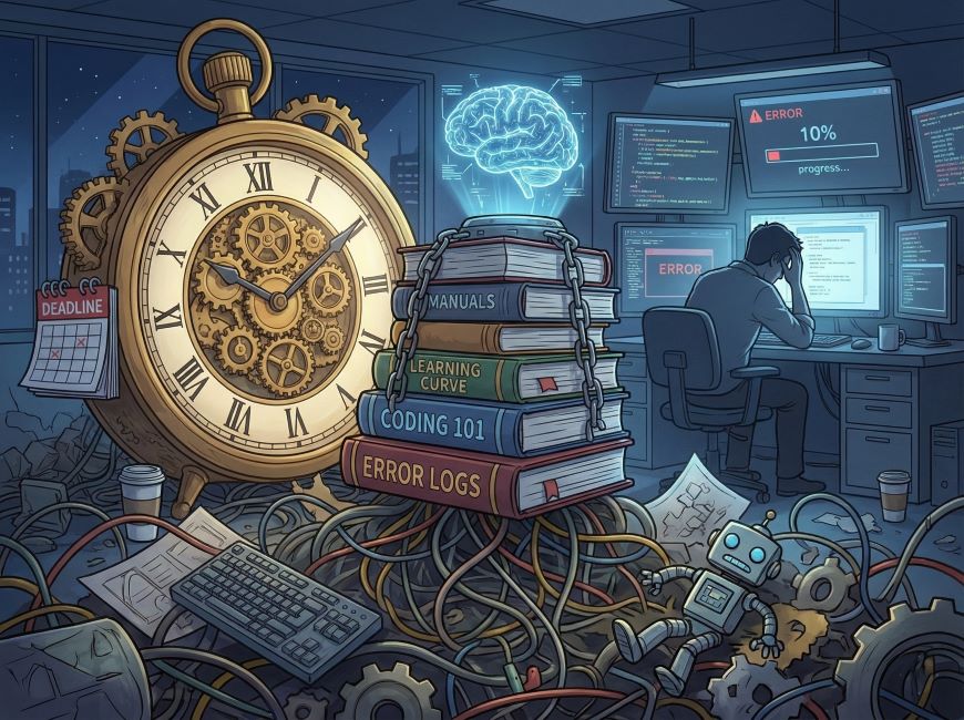 「見えない人件費」の正体 作業時間と学習コストの二重苦