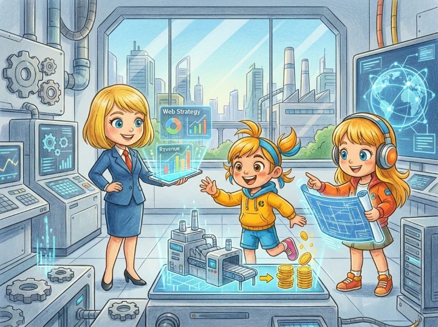 技術力を「収益」に変えるための製造業・メーカーのWeb戦略・ホームページ制作