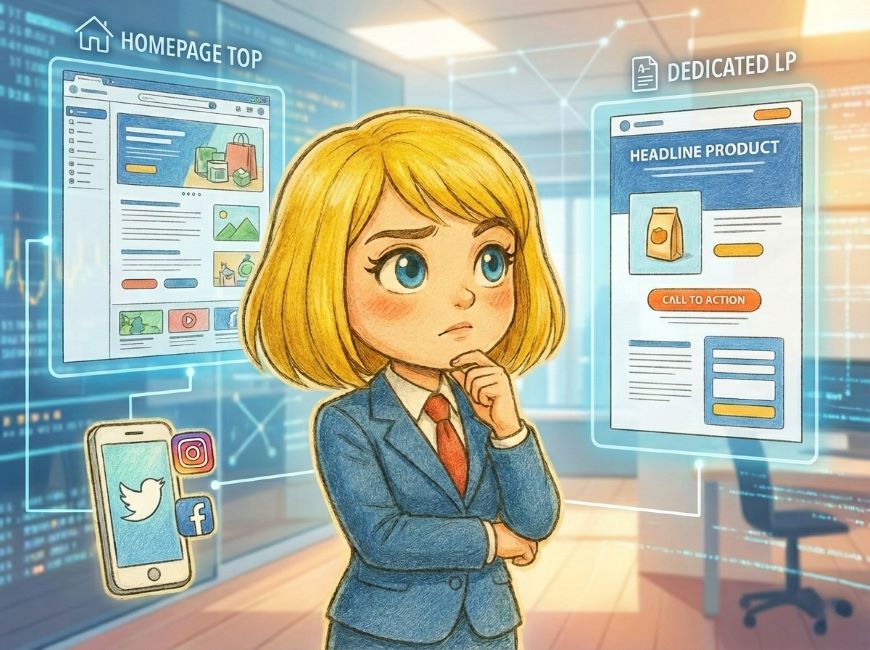【構造解析】ホームページとLP、機能と役割の決定的違い