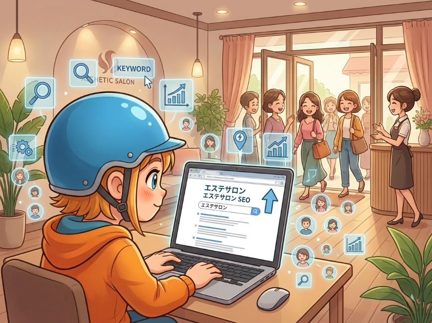 エステサロン店舗ホームページのSEO対策