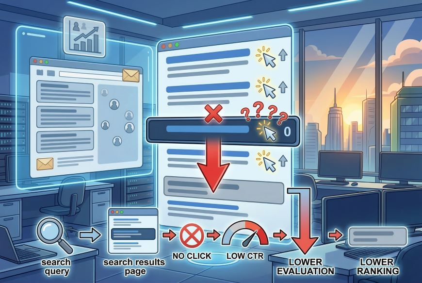 クリック率が検索順位に与える影響