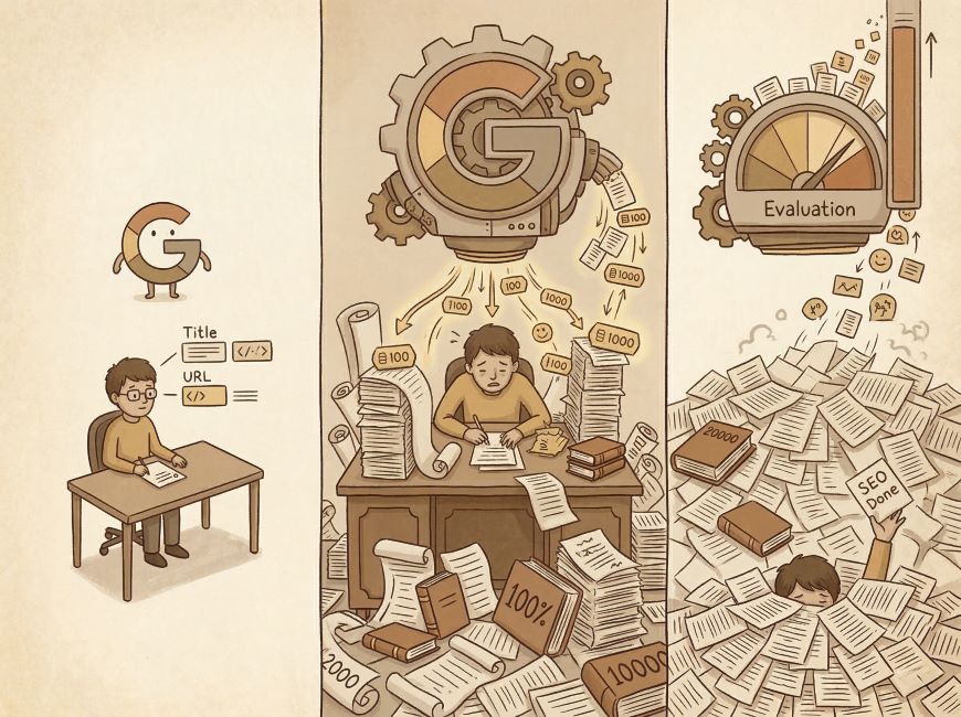 検索エンジンが助長するSEOの「パーキンソンの法則」