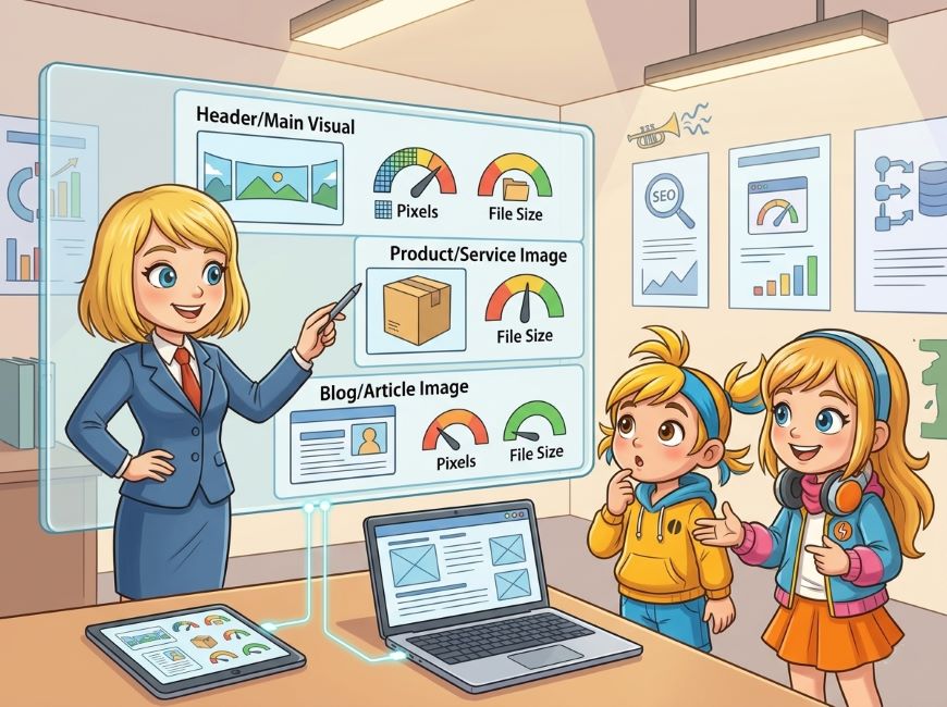 【目的別】ホームページに最適なピクセル数とファイルサイズの具体的な数値目安