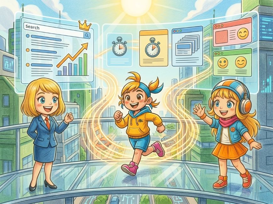 ユーザーの満足度が高まり検索結果での順位が安定する