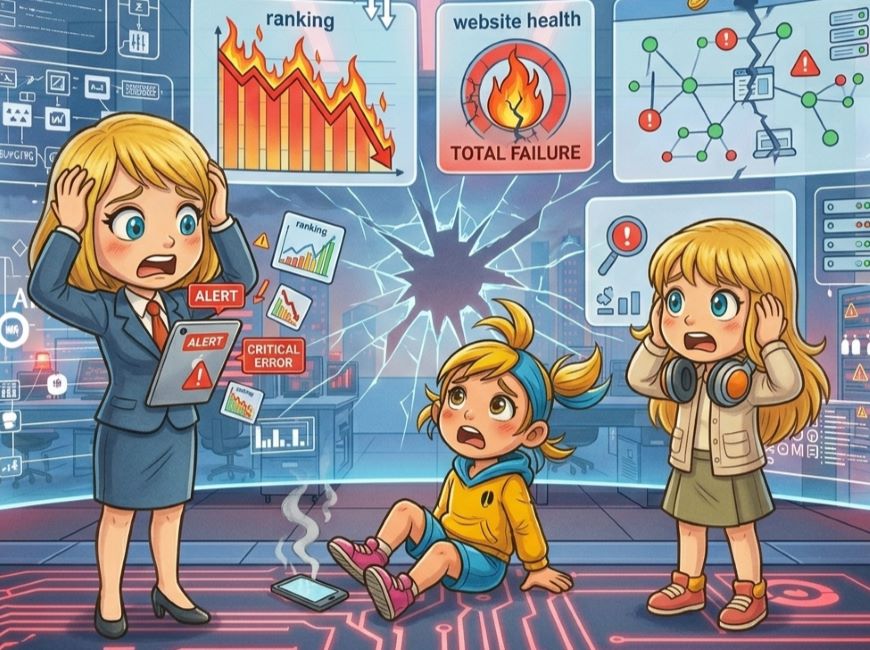 検索順位や表示回数の激減を放置するリスクと機会損失