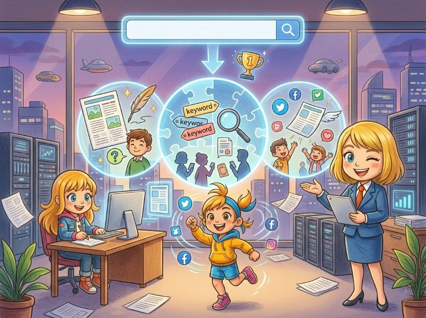 検索で上位に表示されるために必要な考え方の全体像