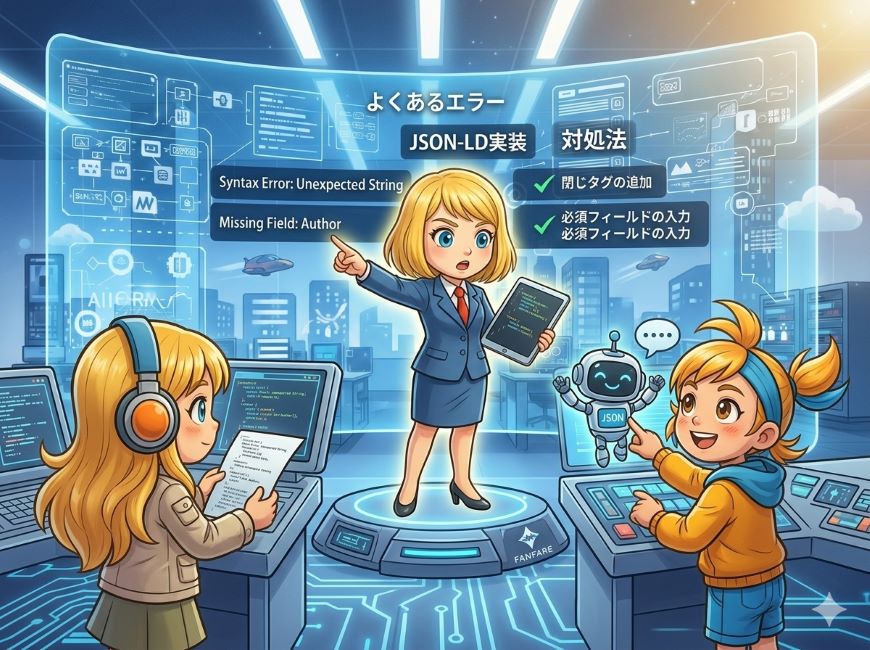 よくある構造化データエラーの原因と一般的な対処法