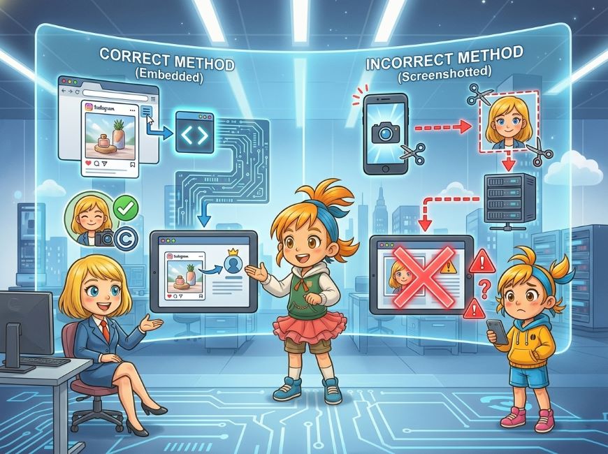 Instagramの埋め込み機能