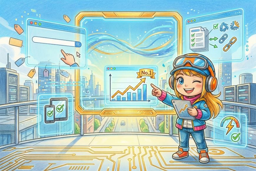 検索されるホームページ（ウェブサイト）にするためのSEOの基本