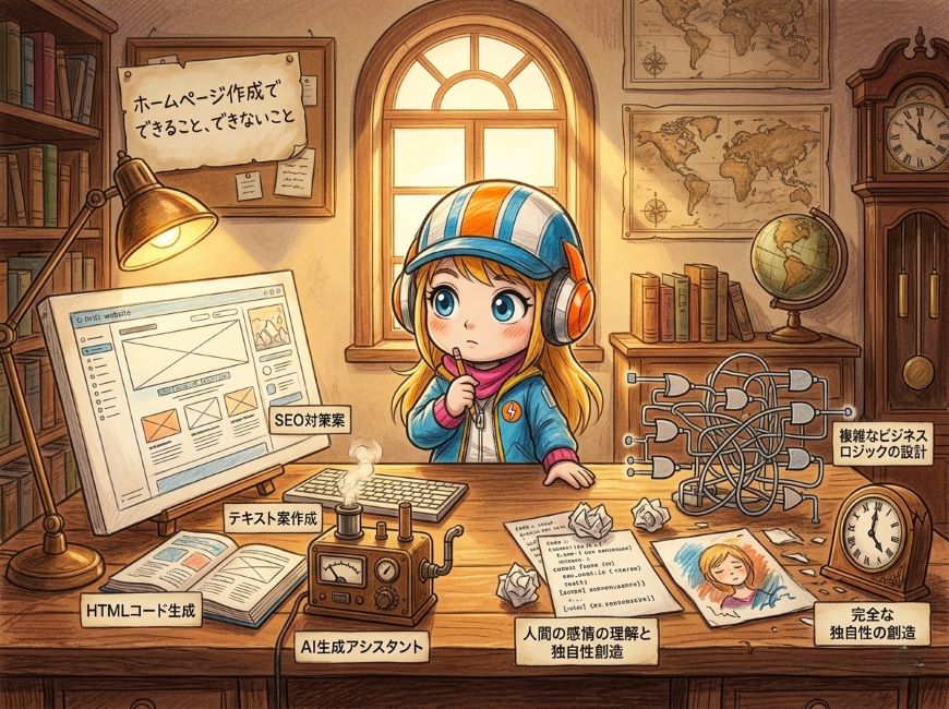 ChatGPTがホームページ作成でできること、できないこと