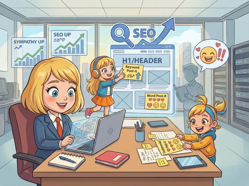 見つけた言葉をホームページに効果的に配置する工夫